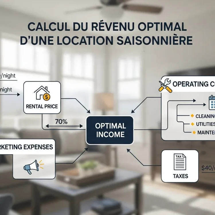Comment calculer le revenu optimal d’une location saisonnière